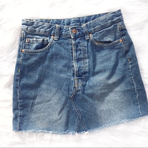H&M size 6 denim jean skirt - Picture 2 of 5